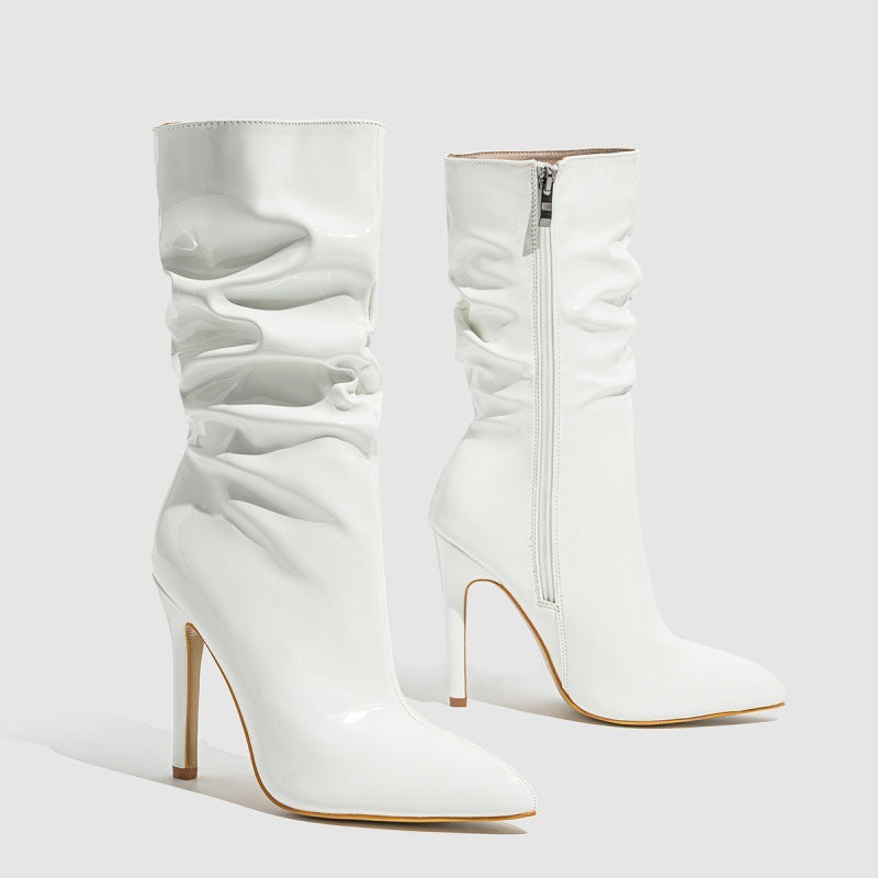 Bottes bout Pointu talons aiguilles 11cm Casual trendy shop