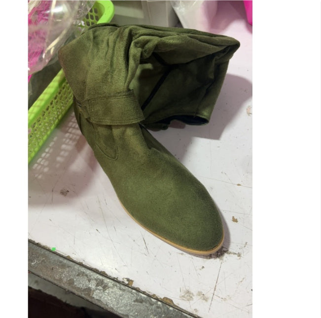 Bottes plattes d’hivers  et automne Casual trendy shop