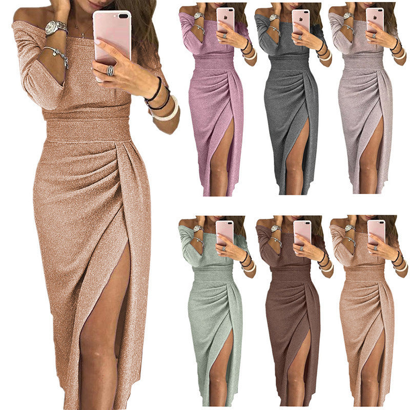 Robe de soirée  pailletée