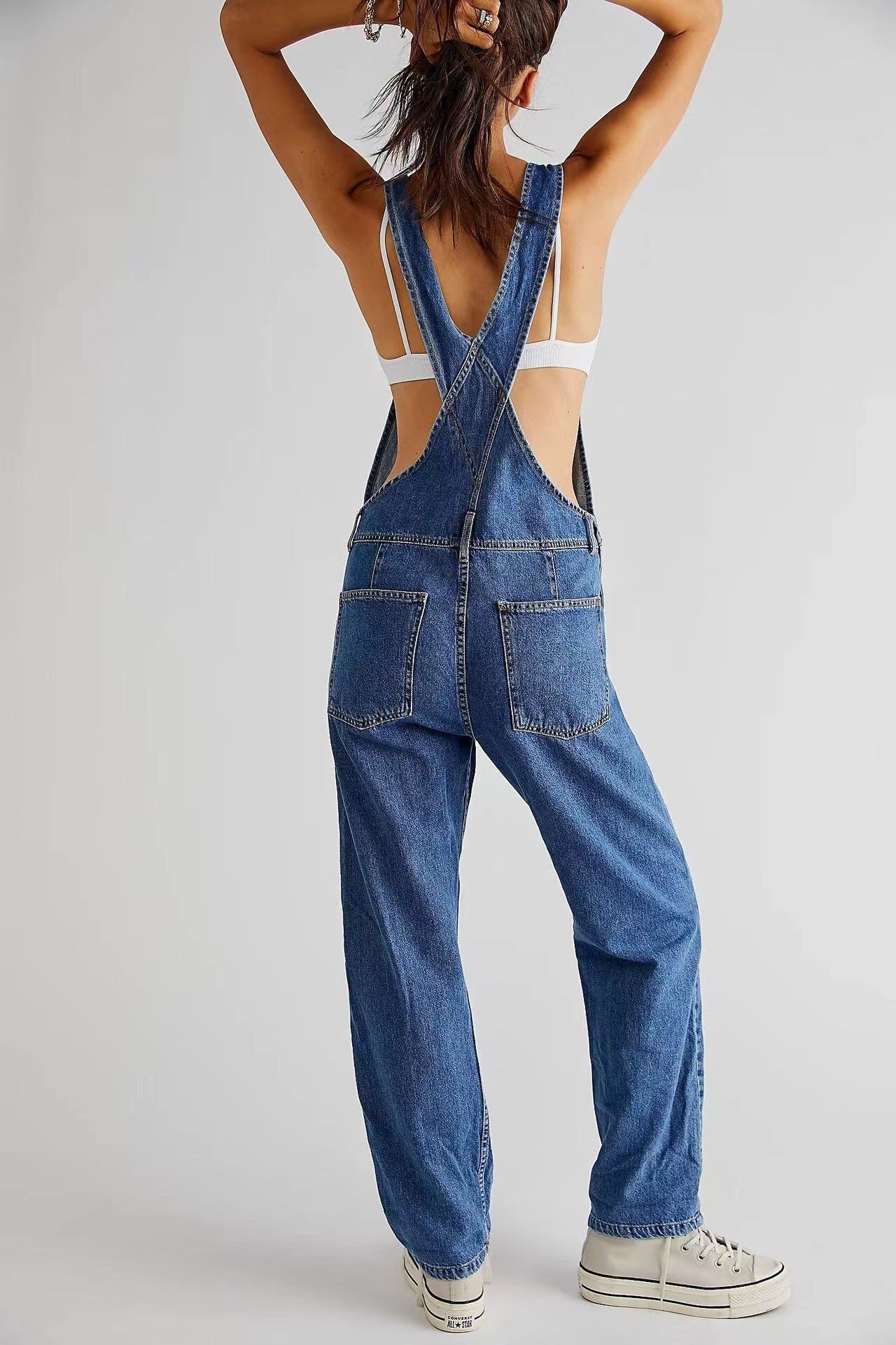 Salopette denim femme