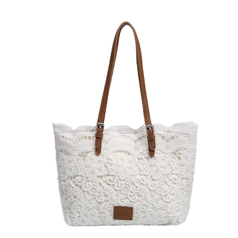 Sac en dentelle blanc Casual trendy shop