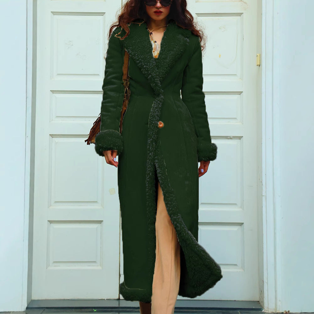 Manteau long pour femme Casual trendy shop