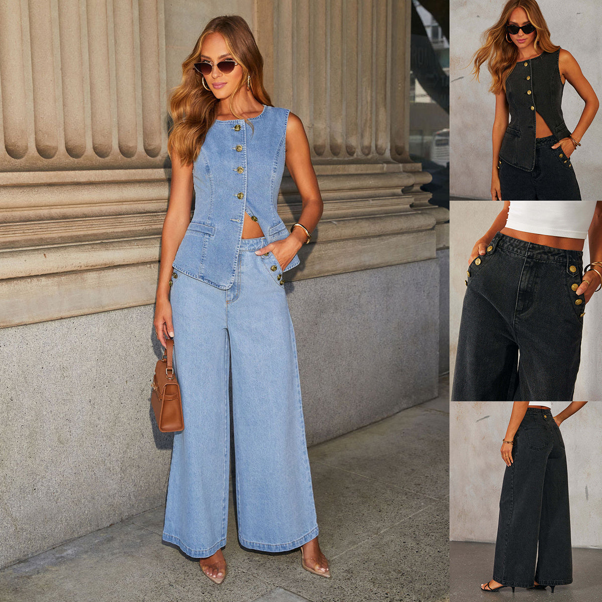 Ensemble jeans femme