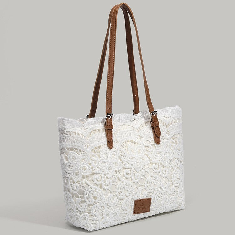 Sac en dentelle blanc Casual trendy shop