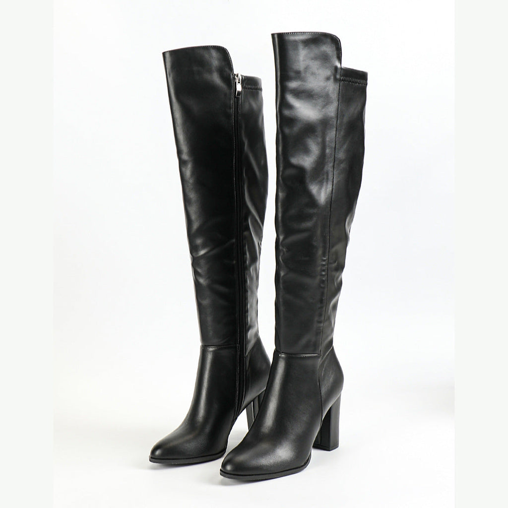 Bottes à talon epais femme Casual trendy shop