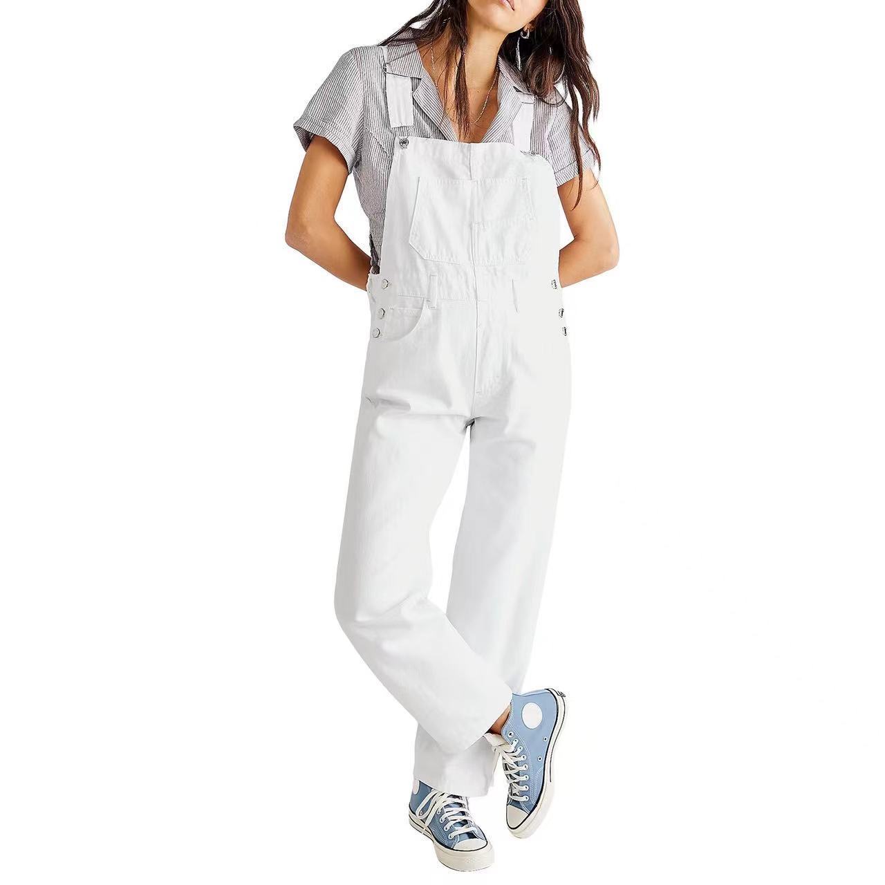Salopette denim femme